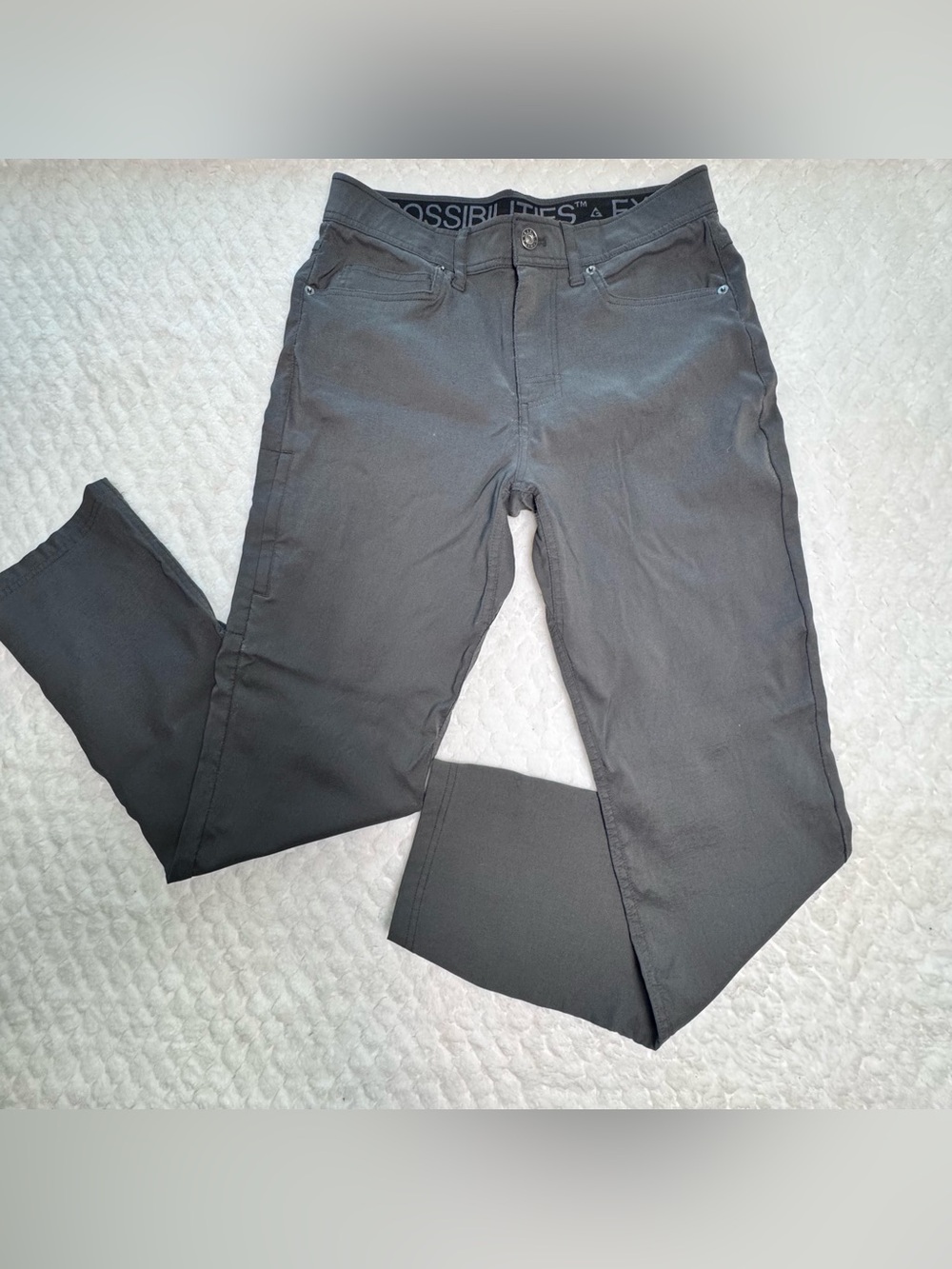 Gerry Weber Dark Gray Casual Pants with Branded Waistband